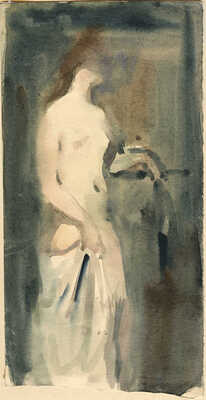 Рудаков Константин Иванович. Обнаженная натурщица